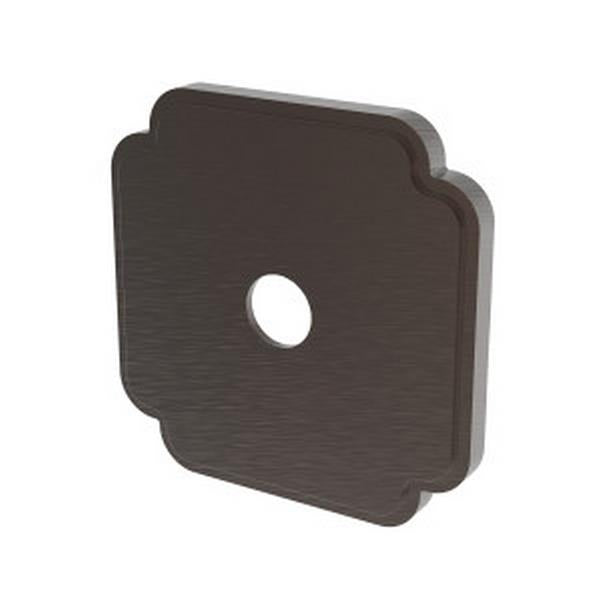 Newport Brass - Square Div Plate, Contemporary