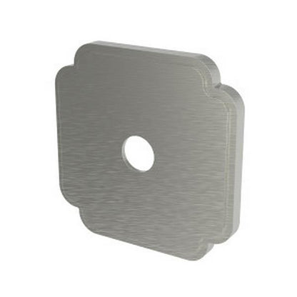 Newport Brass - Square Div Plate, Contemporary