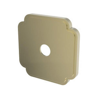 Newport Brass - Square Div Plate, Contemporary