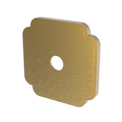 Newport Brass - Square Div Plate, Contemporary