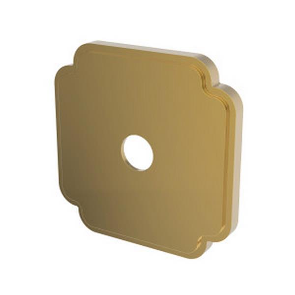 Newport Brass - Square Div Plate, Contemporary