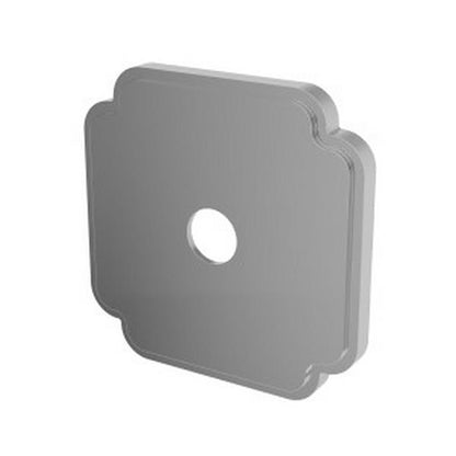 Newport Brass - Square Div Plate, Contemporary