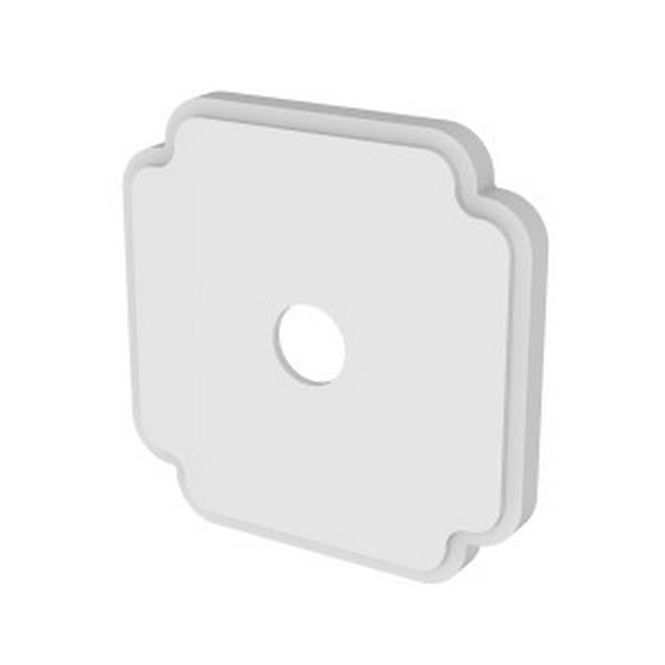 Newport Brass - Square Div Plate, Contemporary