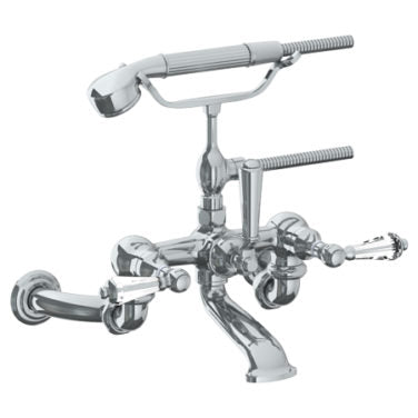 Watermark - La Fleur Wall Mounted Exposed Bath Set with Hand Shower