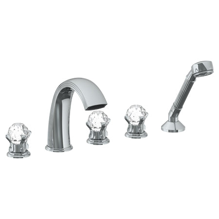 Watermark - La Fleur Deck Mounted 5 Hole Bath Set