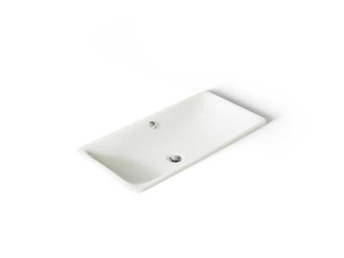 Kohler - Iron Plains 30 Inch Rectangular Drop-In/Undermount/Vessel Bathroom Sink With Overflow