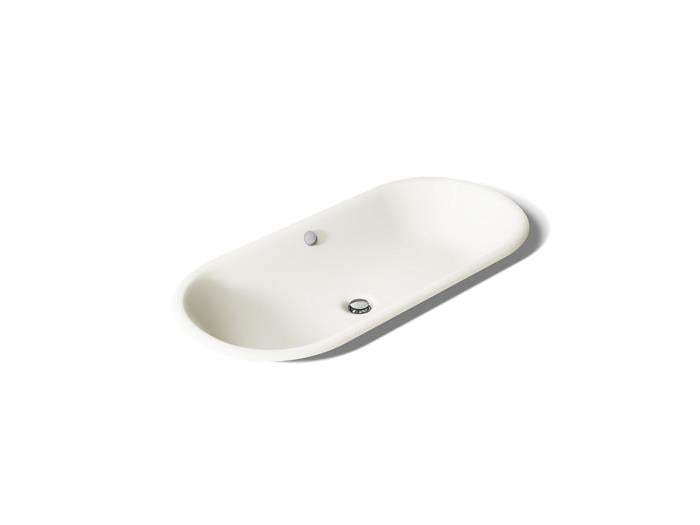 Kohler - Iron Plains 33 Inch Oval Drop-In/Undermount/Vessel Bathroom Sink With Overflow