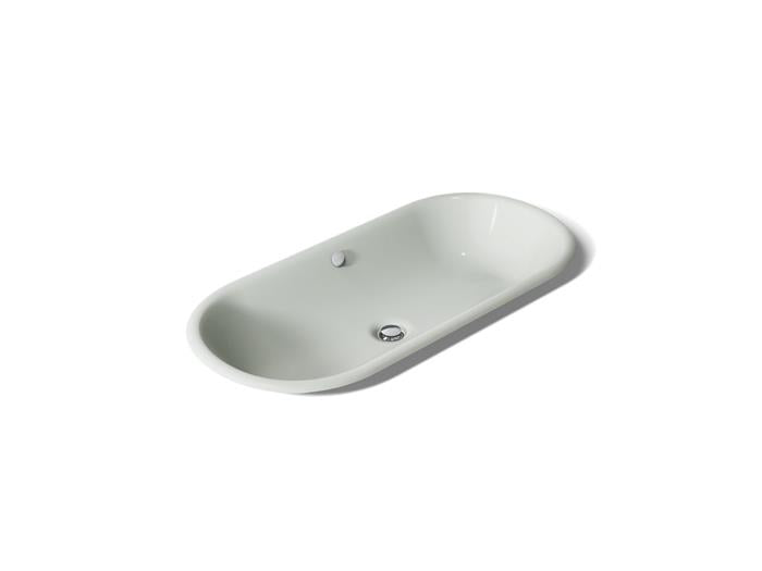 Kohler - Iron Plains 33 Inch Oval Drop-In/Undermount/Vessel Bathroom Sink With Overflow