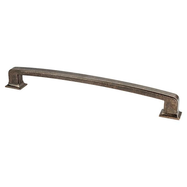 Berenson - Hearthstone 12 inch CC Weathered Verona Bronze Appliance Pull