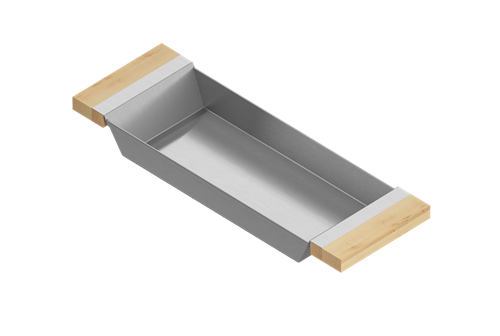 Julien - Tray for 17 inch sink, maple handles, 6X18X2-1/4