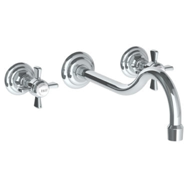 Watermark - Paris Wall Mounted 3 Hole Lavatory Set with 10 5/8 Inch CTC Spout