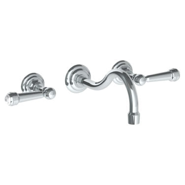 Watermark - Paris Wall Mounted 3 Hole Lavatory Set with 8 3/8 Inch CTC Spout