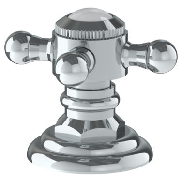 Watermark - Paris Trim For Deck Mounted Valve. Plain porcelain button