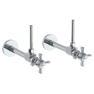 Watermark - Paris Lavatory Angle Stop Kit -1/2 Inch Sweat x 3/8 Inch OD Compression