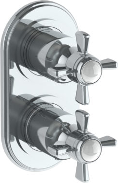 Watermark - Paris Wall Mounted Mini Thermostatic Shower Trim 3 1/2 x 6 1/4 Inch.