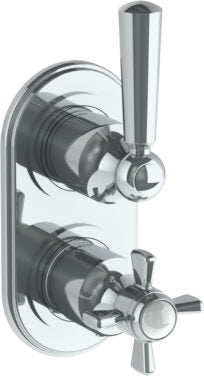 Watermark - Paris Wall Mounted Mini Thermostatic Shower Trim 3 1/2 x 6 1/4 Inch.