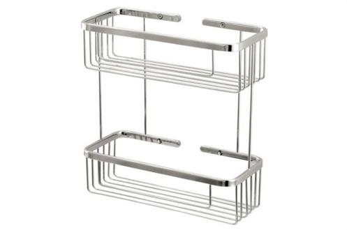 Aquabrass - Two Tier Rectangular Basket