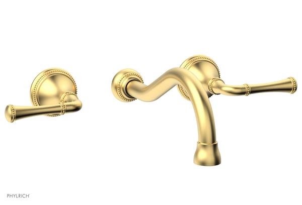 Phylrich - Beaded Wall Mount Lavatory Faucet
