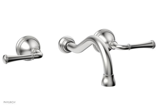 Phylrich - Beaded Wall Mount Lavatory Faucet