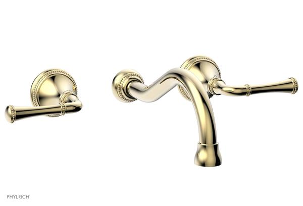 Phylrich - Beaded Wall Mount Lavatory Faucet