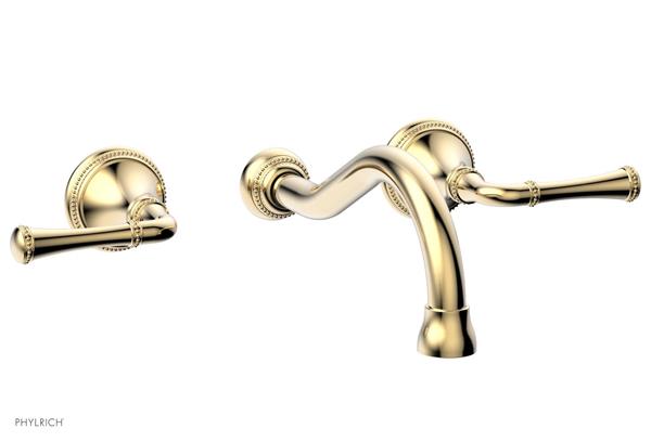 Phylrich - Beaded Wall Mount Lavatory Faucet