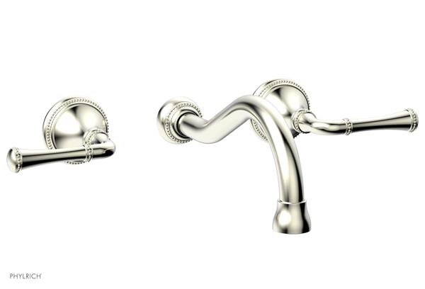 Phylrich - Beaded Wall Mount Lavatory Faucet