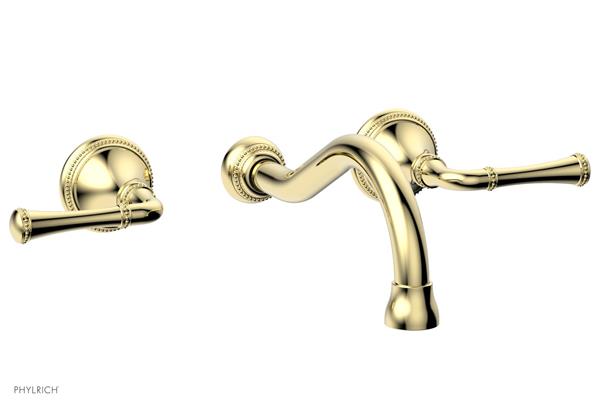 Phylrich - Beaded Wall Mount Lavatory Faucet