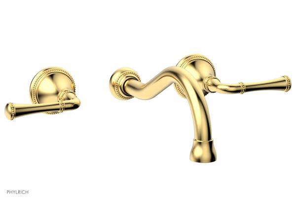 Phylrich - Beaded Wall Mount Lavatory Faucet