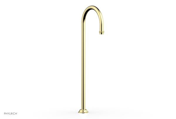 Phylrich - Beaded Floor Mounted Spout