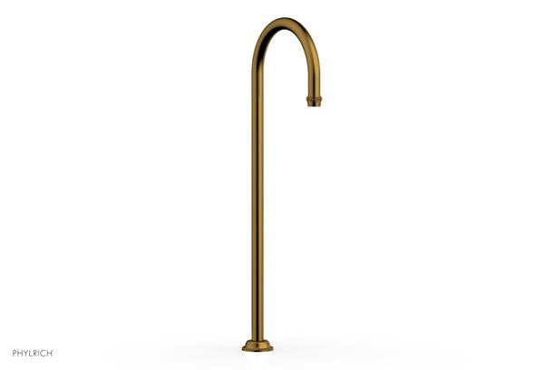 Phylrich - Beaded Floor Mounted Spout