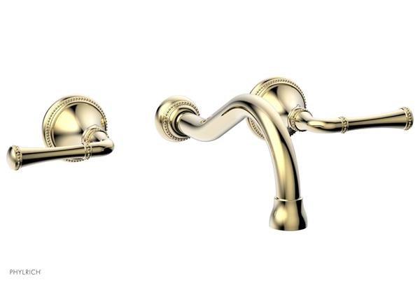 Phylrich - Beaded Wall Tub Set- Lever Handle