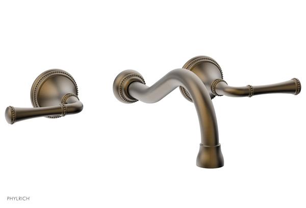 Phylrich - Beaded Wall Tub Set- Lever Handle