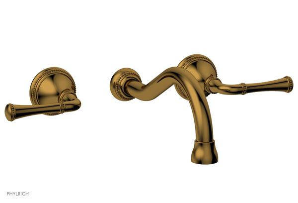 Phylrich - Beaded Wall Tub Set- Lever Handle