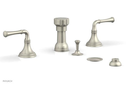 Phylrich - Beaded Four Hole Bidet Set