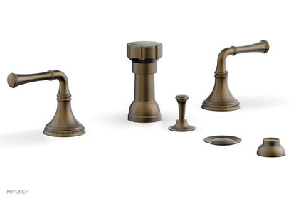 Phylrich - Beaded Four Hole Bidet Set