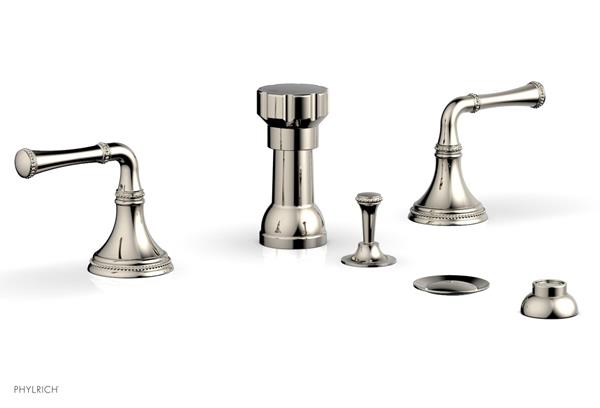 Phylrich - Beaded Four Hole Bidet Set