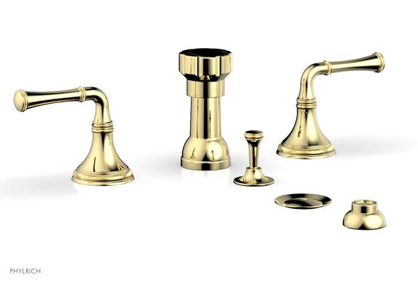 Phylrich - Coined Four Hole Bidet Set
