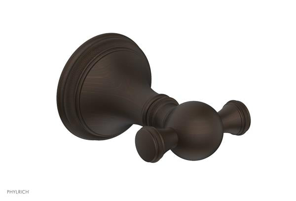 Phylrich - Coined Double Robe Hook