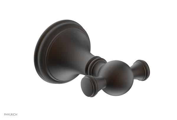 Phylrich - Coined Double Robe Hook