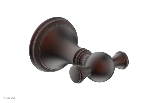 Phylrich - Coined Double Robe Hook