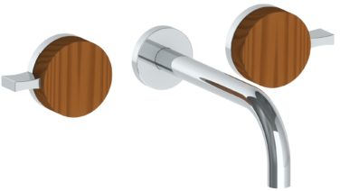 Watermark - Elements Wall Mounted 3 Hole Lavatory Set with 8 3/4 Inch spout