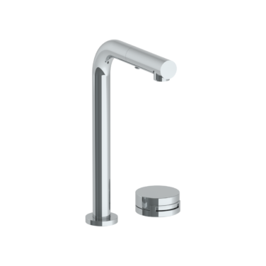 Watermark - Elements Deck Mounted 2 Hole Square Top Prep Faucet with Pull Out Spray