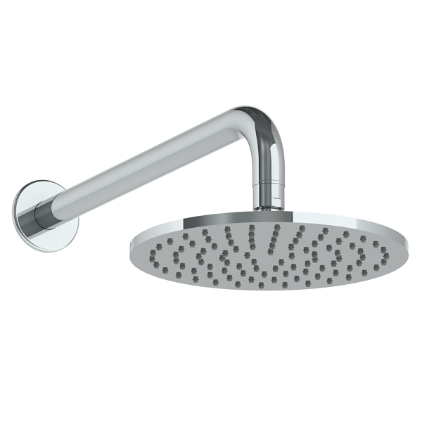 Watermark - Elements Wall Mounted Shower Head, 8 Inch dia, with 14 Inch Arm and Flange