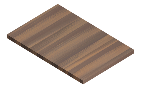 Julien - Cutting board for 17 inch sink, walnut