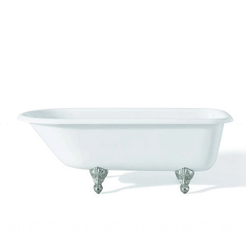 Cheviot - Traditional Cast Iron Bathtub, 61 Inch, Roll Rim