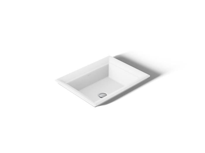 Kohler - Artifacts Rectangular Drop-In Bathroom Sink With Overflow