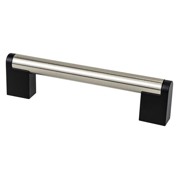 Berenson - Studio Remix 128mm CC Brushed Nickel and Matte Black Pull