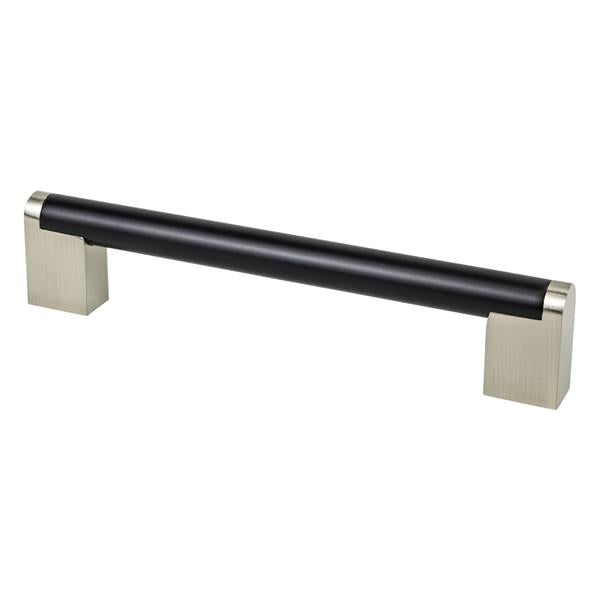 Berenson - Studio Remix 160mm CC Matte Black and Brushed Nickel Pull