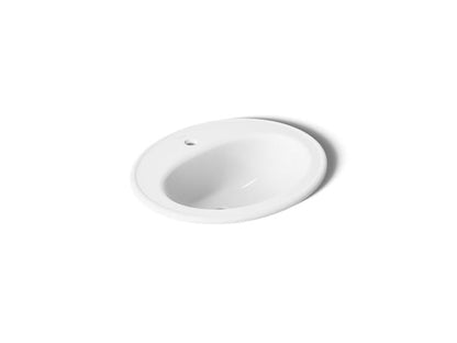 Kohler - Pennington 20-1/4 Inch Oval Drop-In Bathroom Sink - Center Hole