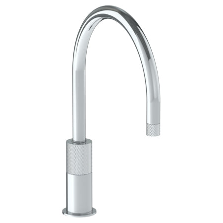 Watermark - Titanium Deck Mounted Monoblock Gooseneck Lavatory Mixer